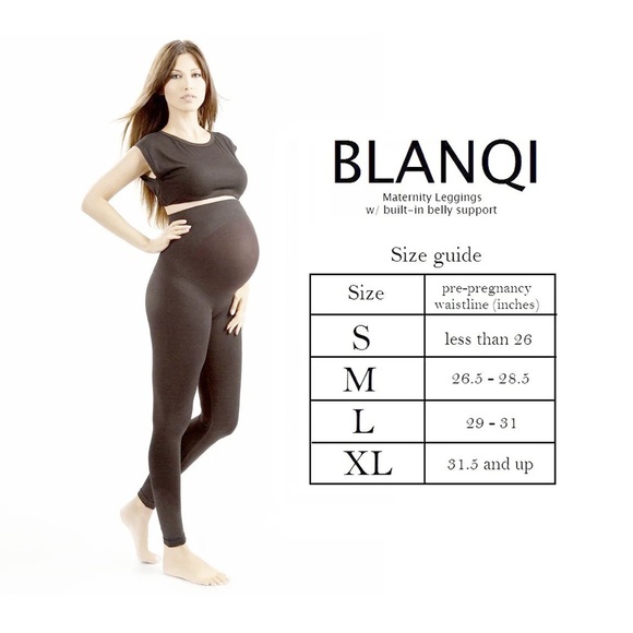 Blanqi Maternity Black Leggings - Picture 3 of 5